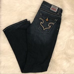 Big Star Remy low rise bootcut dark wash jeans